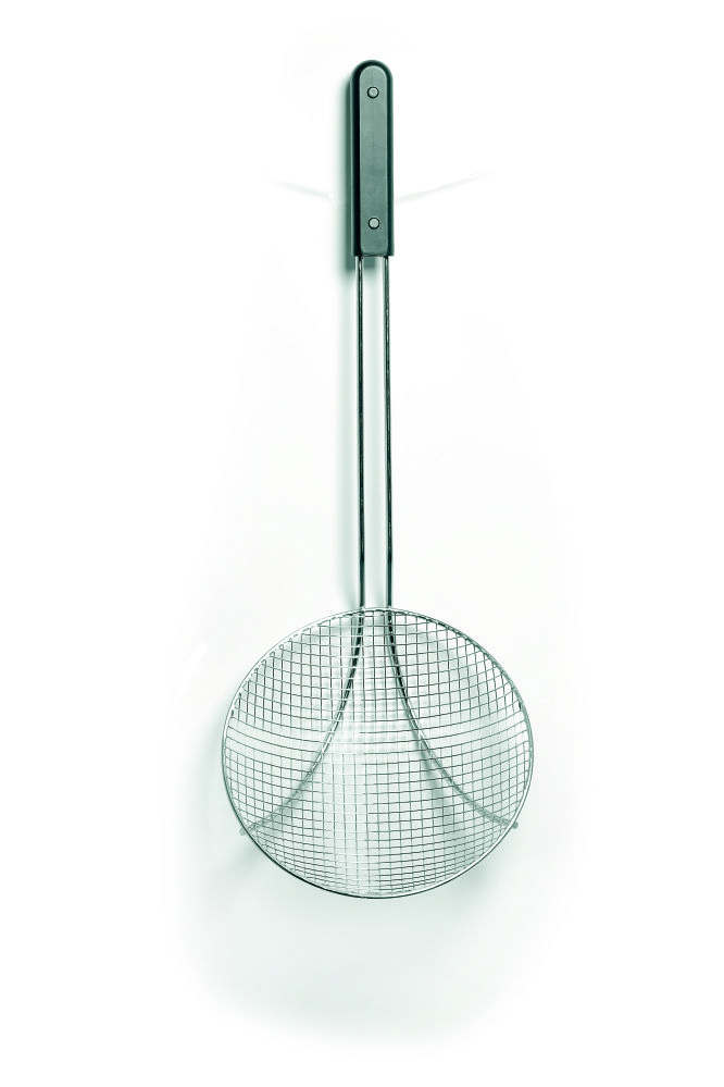 Frittierlöffel mit tiefer Kelle, (D)240x(L)600 mm, Edelstahl mit Kunststoffgriff