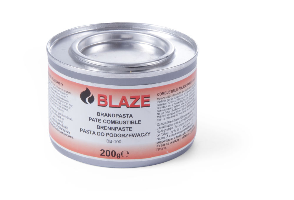 Blaze-Brennpaste "Blue Blaze" 200 g Dose, Ethanolbasis, im 72-er Krt.